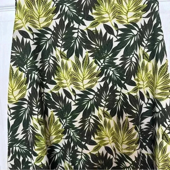 George Tank Top Sleeveless Leaves Yellow, Black, & Green Size XXL - Picture 8 of 16